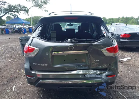 2015 Nissan Pathfinder Sl из США, поврежденный, VIN 5N1AR2MM1FC648968